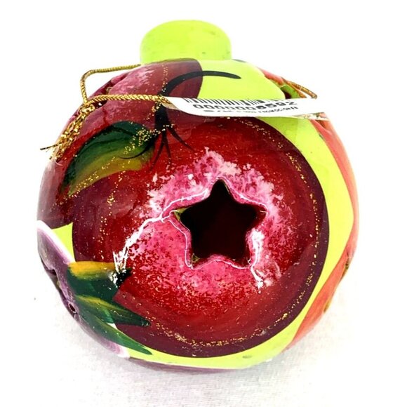 Talavera Hand Painted Christmas Ornaments Round Cut Out Luminaries Lot of 6 NOS - Picture 13 of 16